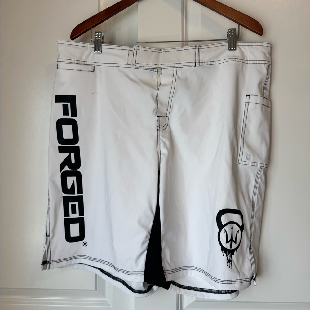 Forged White Shorts